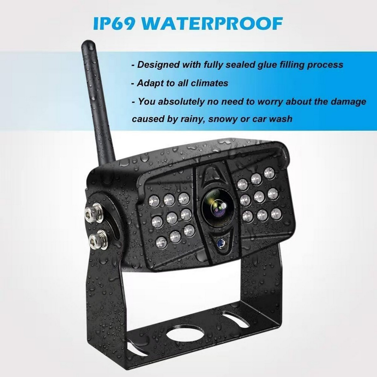 Vodootporna kamera za vožnju unatrag IP 69