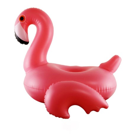 flamingo na napuhavanje za čaše kao držač