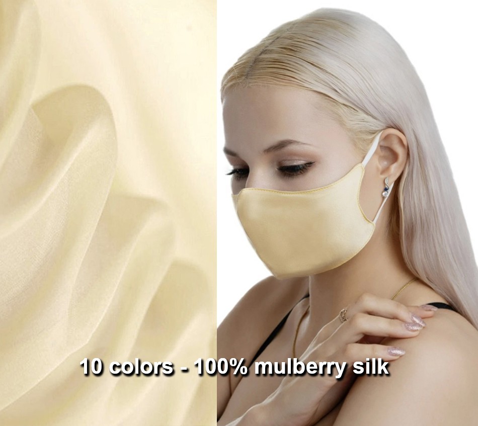 luksuzna maska od svile za lice