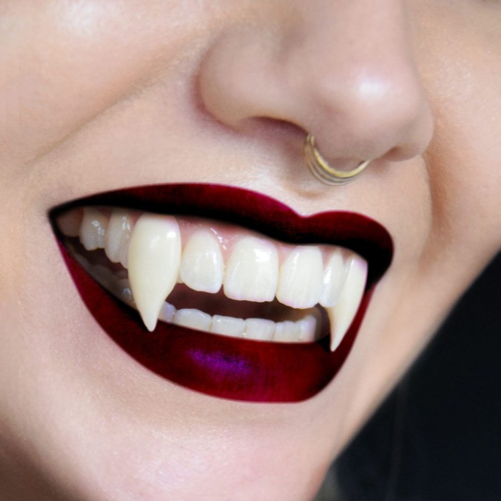 vampirski zubi za zabavu za noć vještica očnjaci