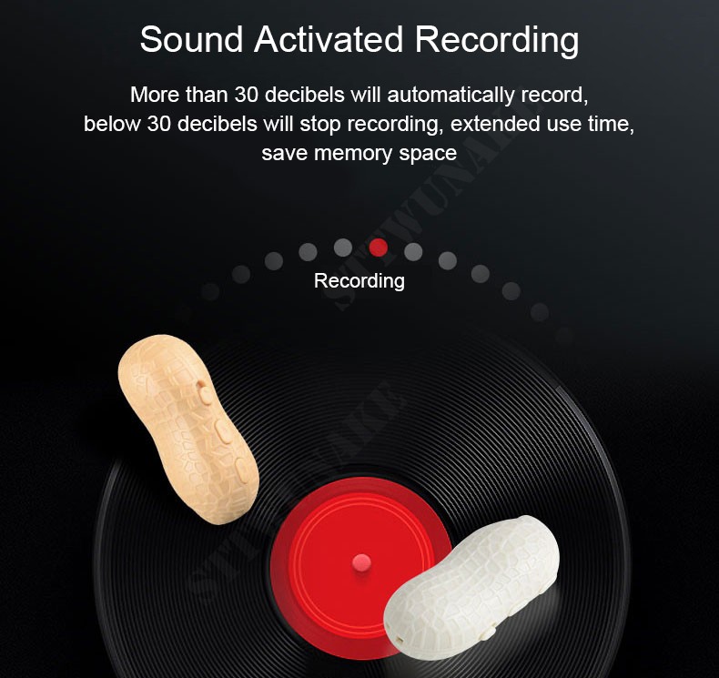snimač zvuka i glasa - snimanje aktivirano zvukom
