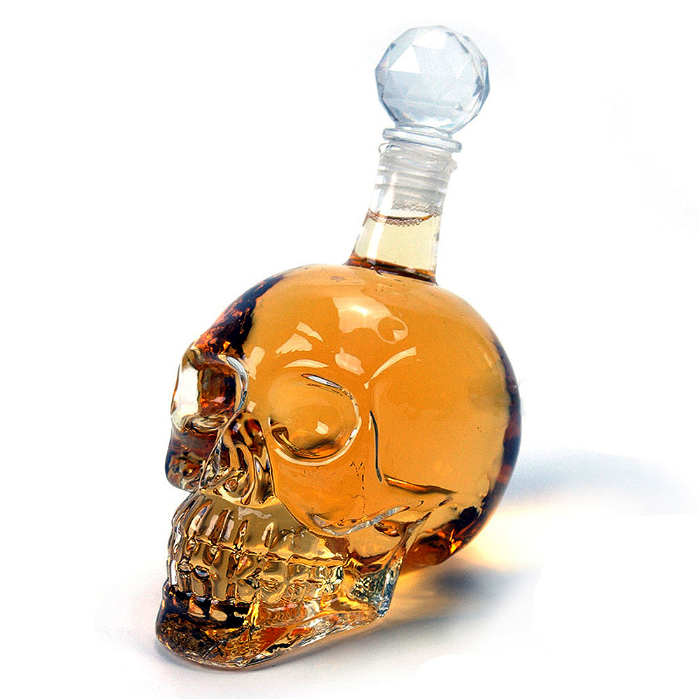 skull decanters - dekanter viski