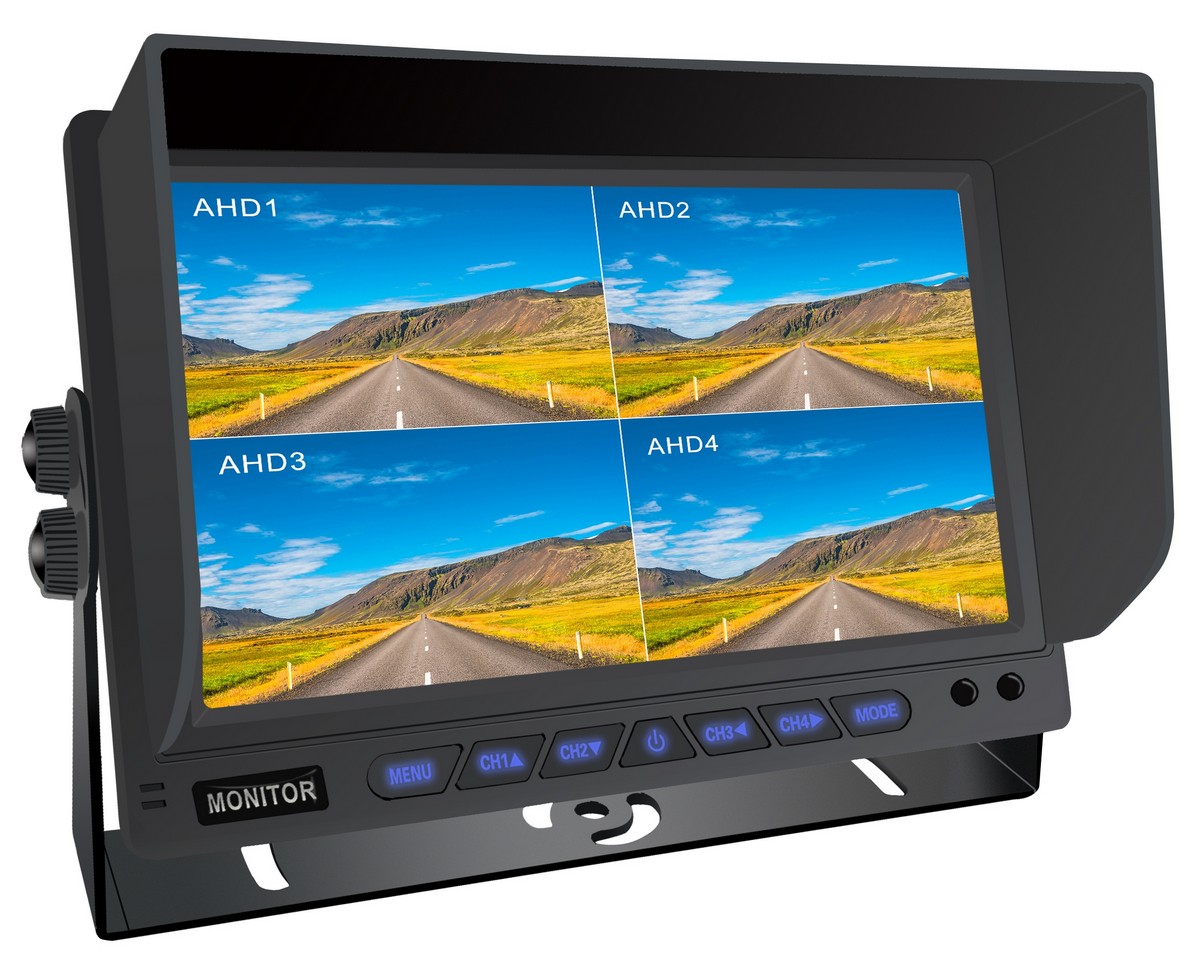8-kanalni auto monitor sa video snimanjem