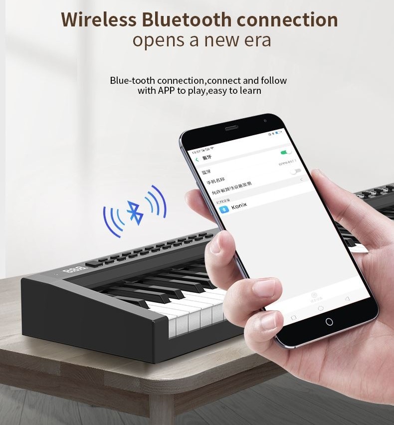 digitalni klavir bluetooth pametni telefon