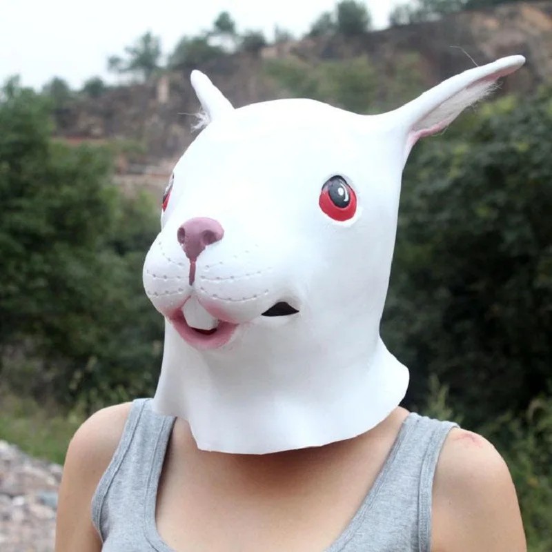 Zec - Karnevalske maske, maska za lice lateks silikon