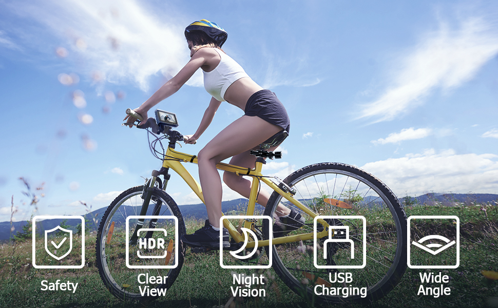 kamera za bicikle biciklizam za sigurnost