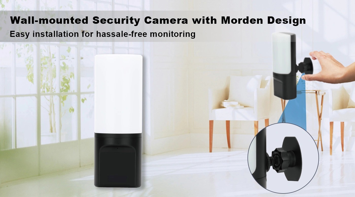 Lampa špijunska skrivena sigurnosna kamera za vašu kuću, stan, ured