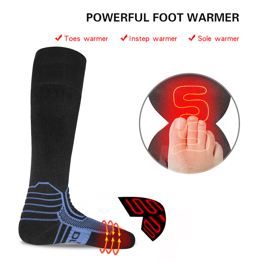 čarape s električnim grijanjem - termo grijane čarape