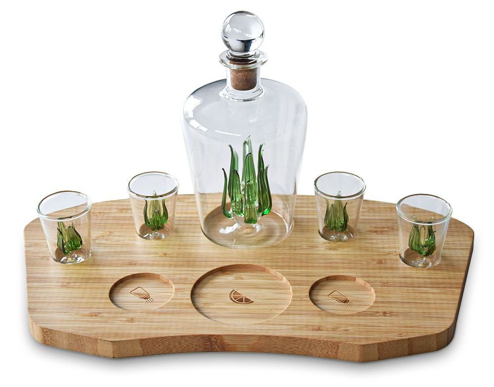 čaše za tekilu dekanter set agave