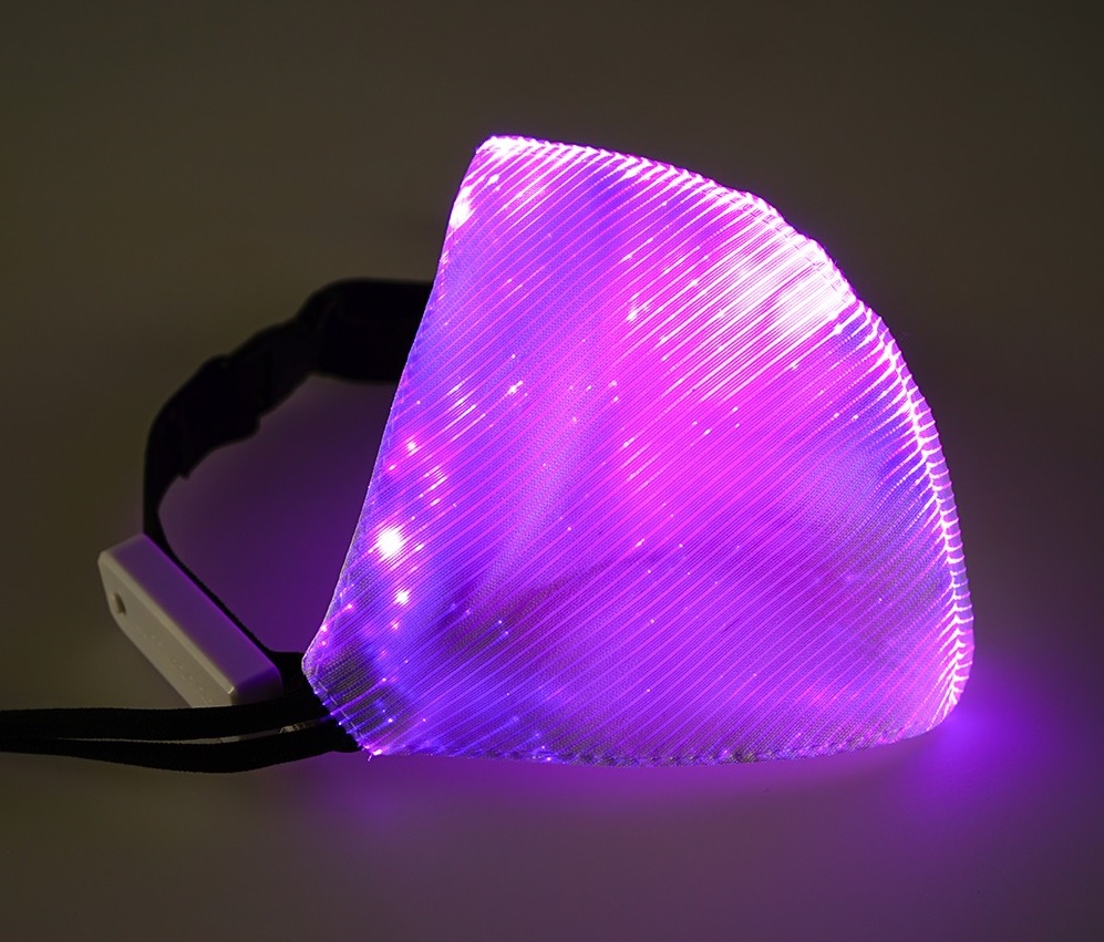 LED maska ​​ljubičasta