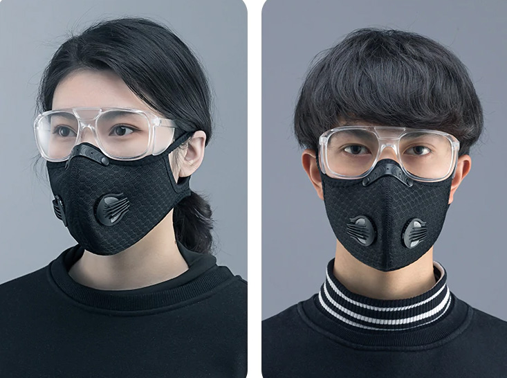 zaštitne naočale s maskom protiv corona virusa