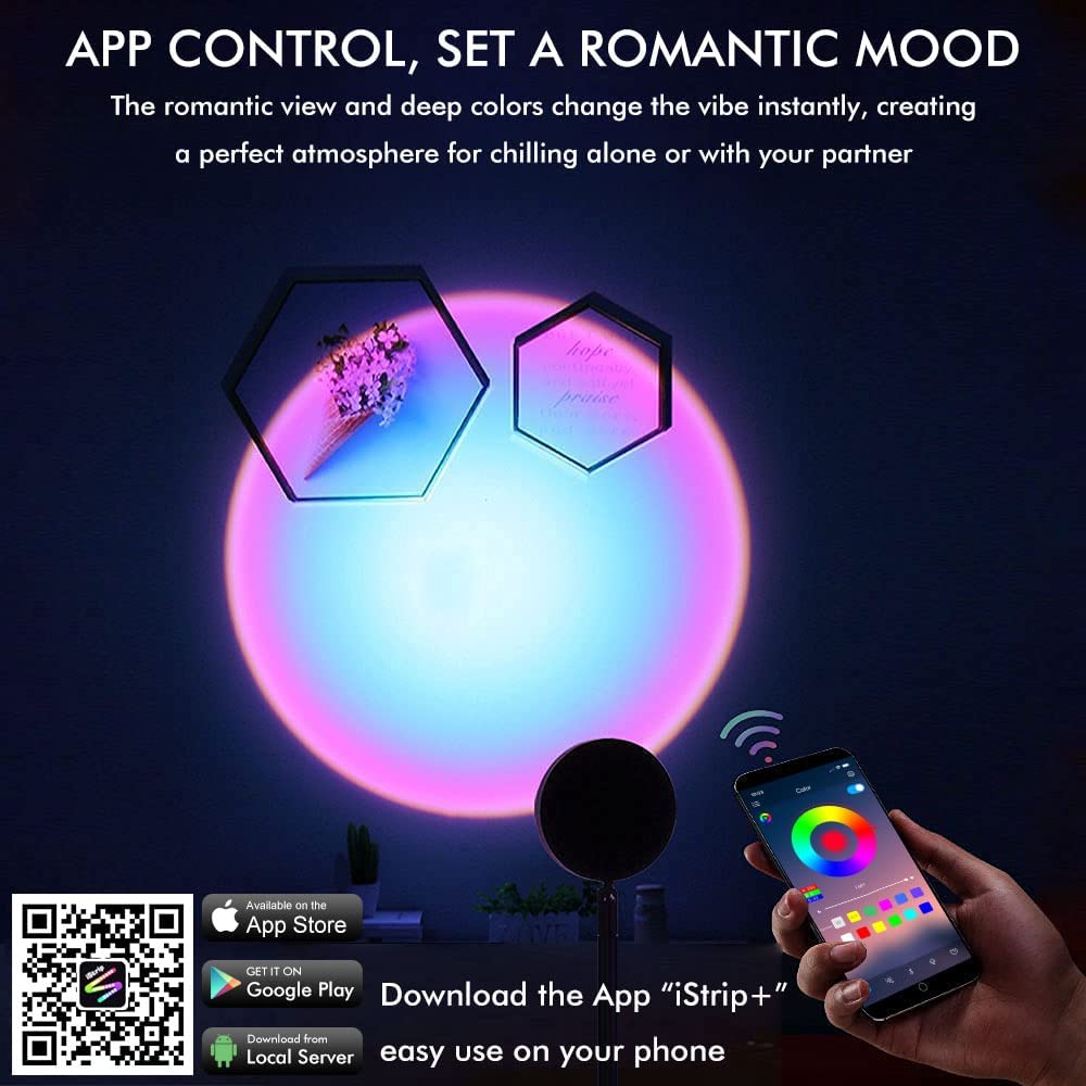 wifi lampa rgb colorfull za aplikaciju za podršku mobilnog telefona