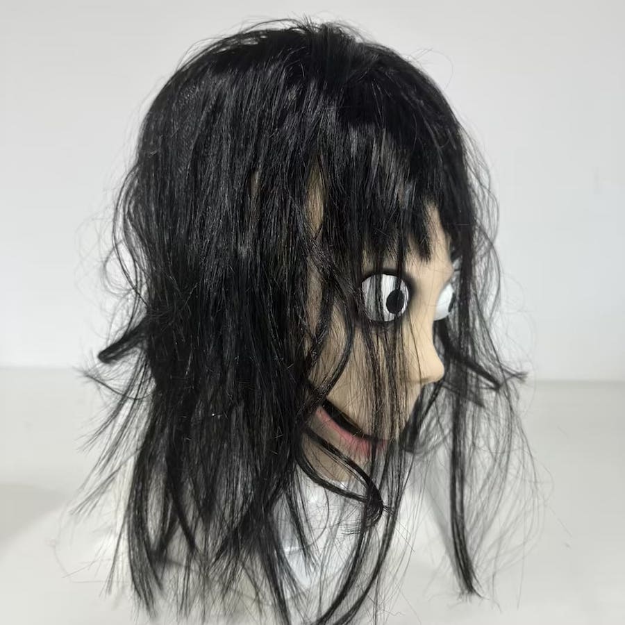 Zastrašujuća maska za lice djevojka (lutka) Momo