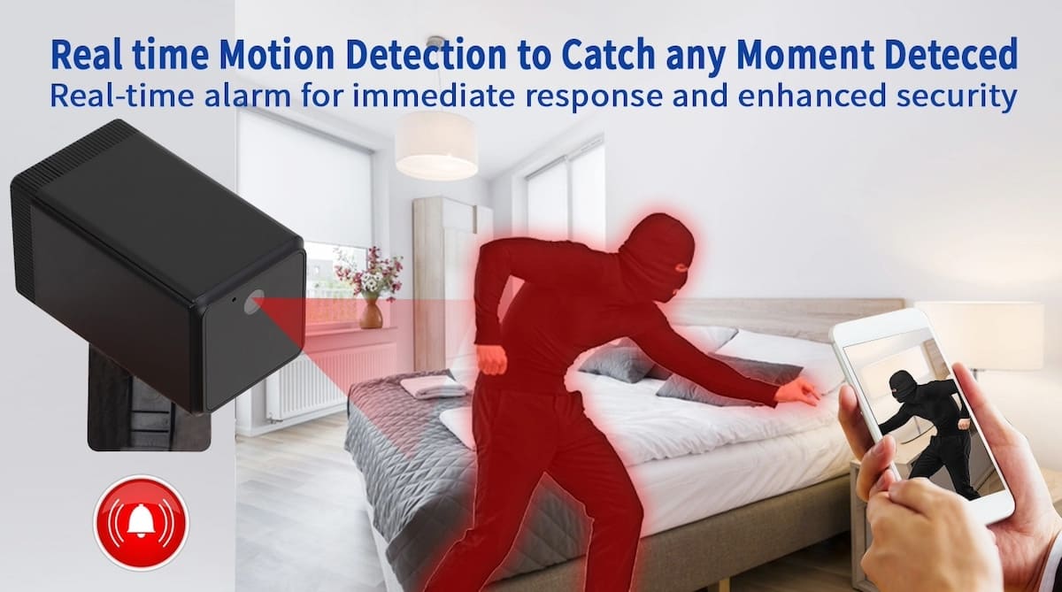 špijunska sigurnosna kamera za otkrivanje pokreta za kućni stan