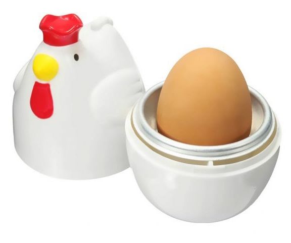 Kuhalo za jaja u obliku pileta za mikrovalnu