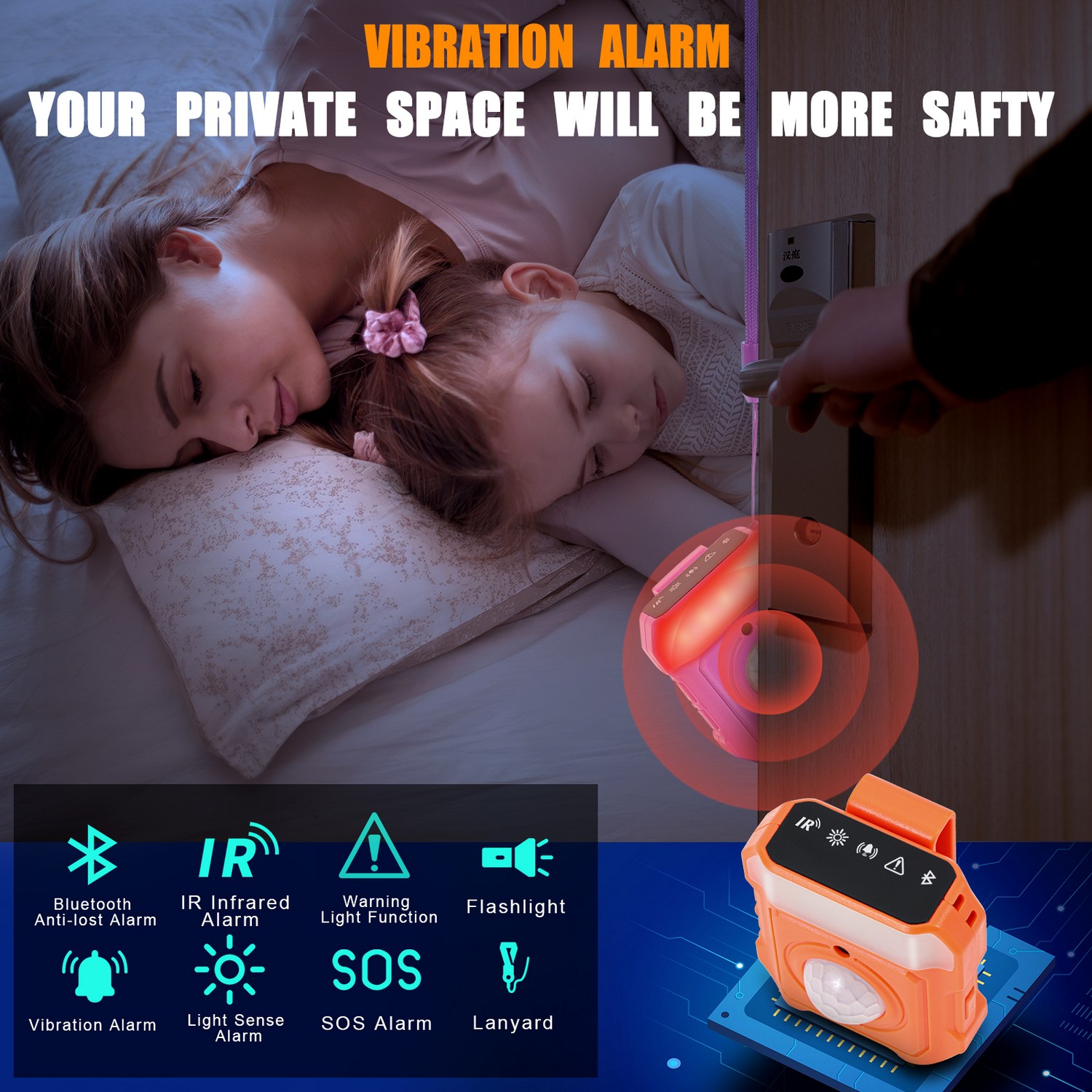 osobni sigurnosni alarm - vibrirajući alarm