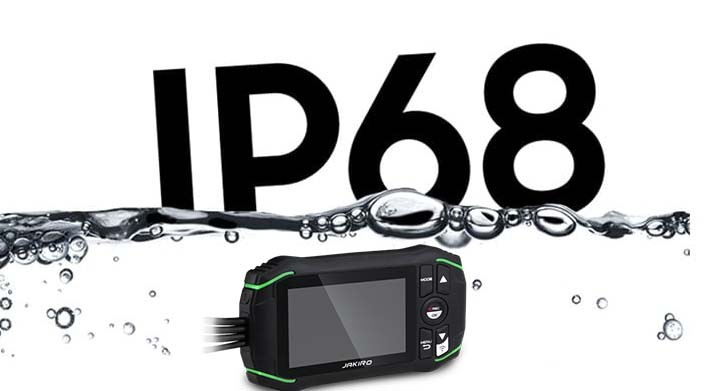 Zaštita IP68 - vodootporna + nepropusna kamera na motociklu