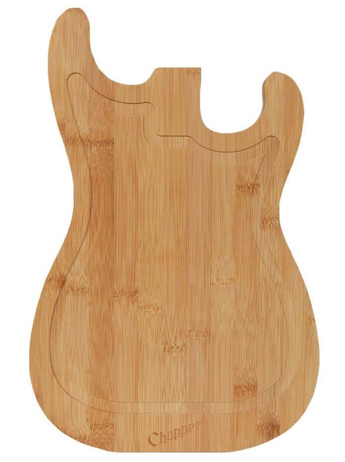 drvena daska za rezanje u obliku gitare