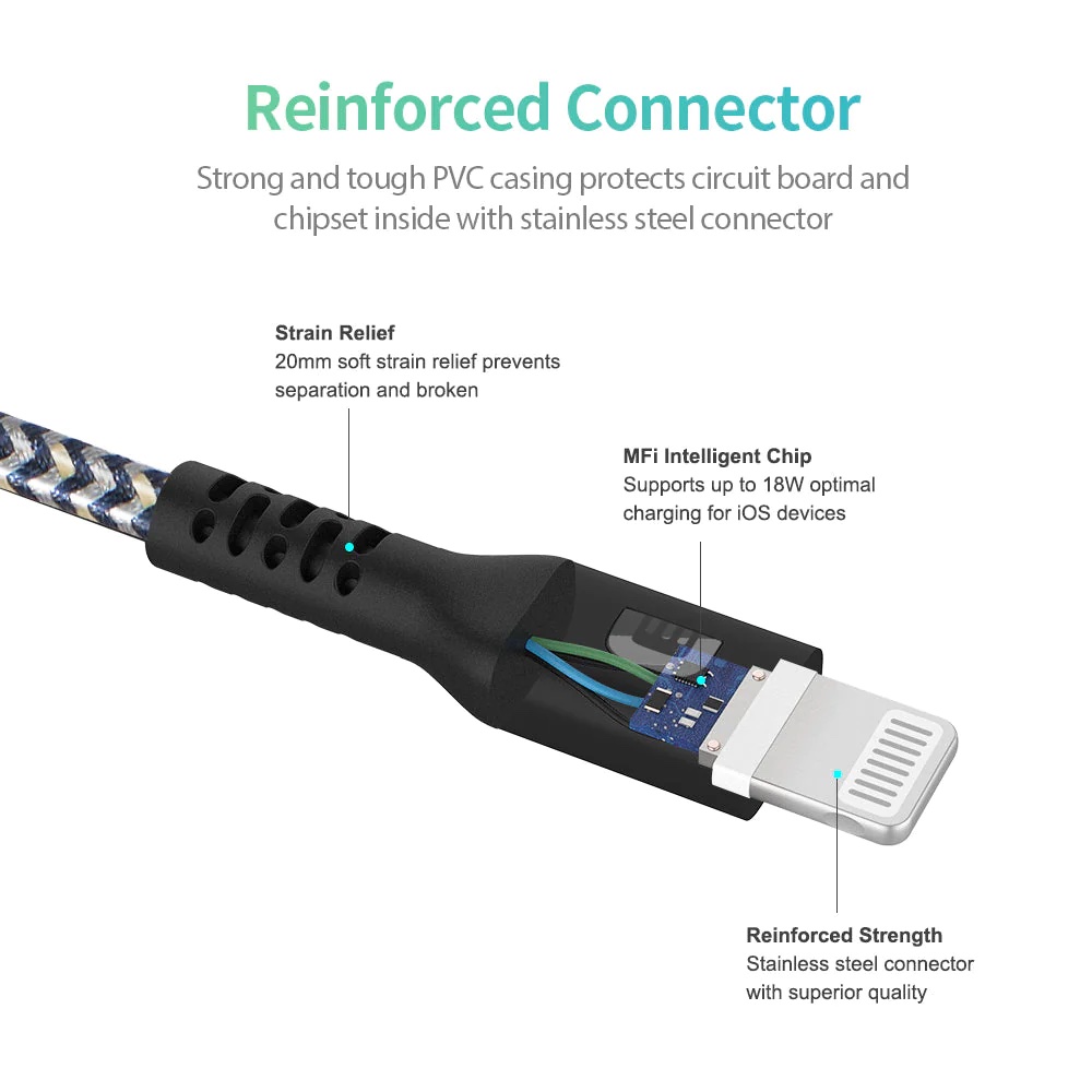 USBC kabel za rasvjetni konektor za mobilne telefone