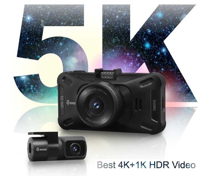 najbolja nadzorna kamera 4k 5k auto kamera dual DOD GS980D