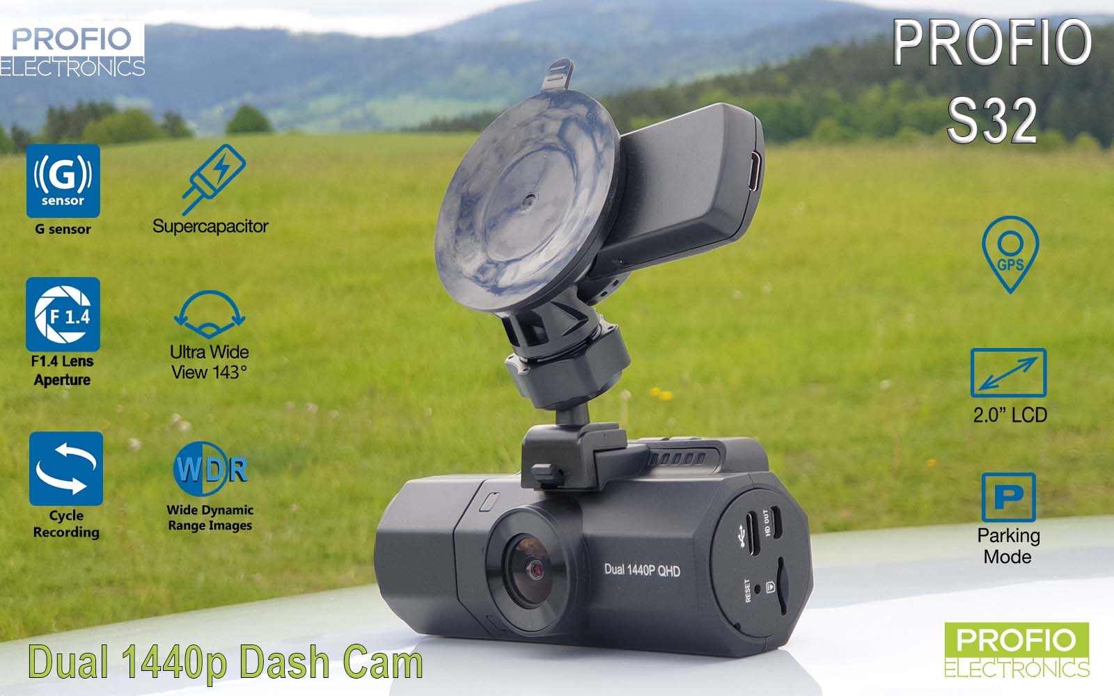 2 kanalna auto kamera Profio S32
