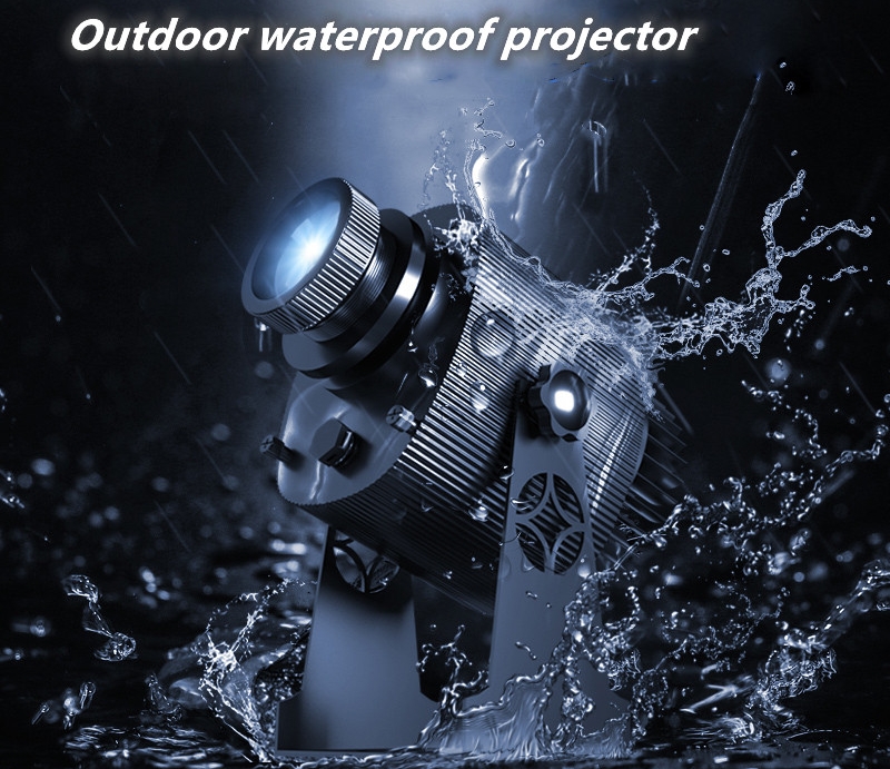 ip67 vodootporni logo projektor na zid - gobo projekcija