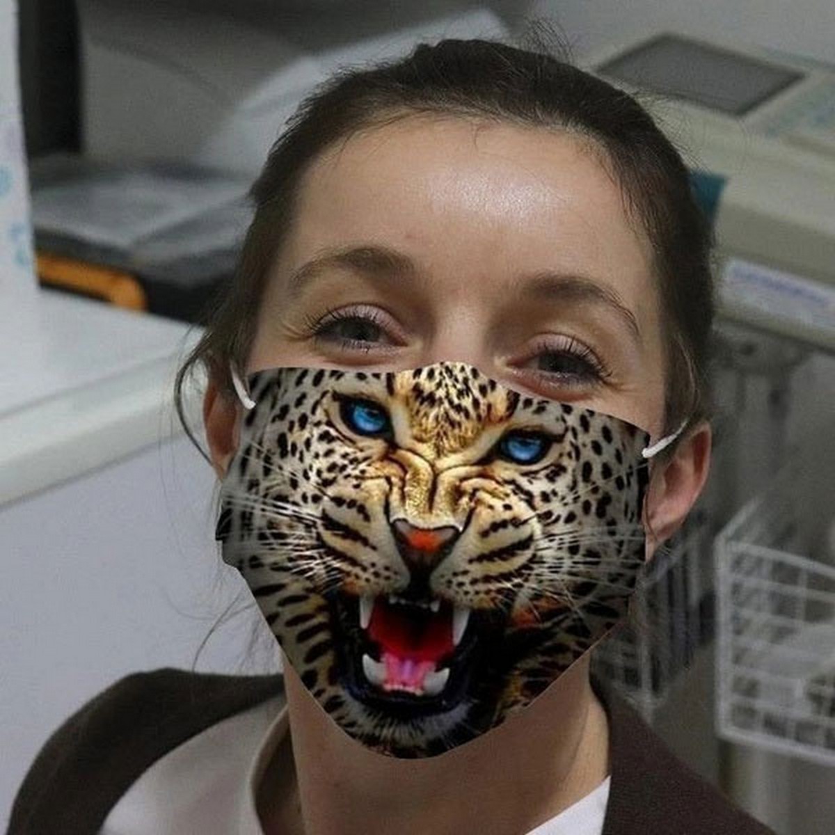 leopard maska za lice