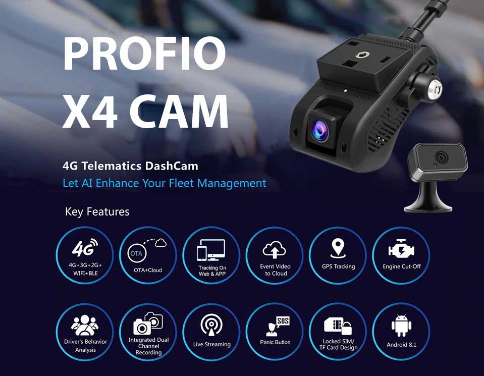 Fotoaparati za automobil u oblaku Profio X4
