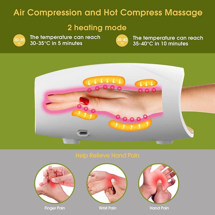 uređaj za ručnu masažu, postupak masaže