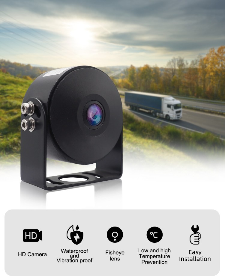metalna stražnja kamera auto okrugla - univerzalna uporaba na vozilima