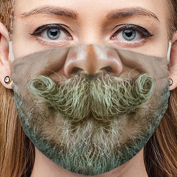 Brkovi i brada s 3D ispisom maske