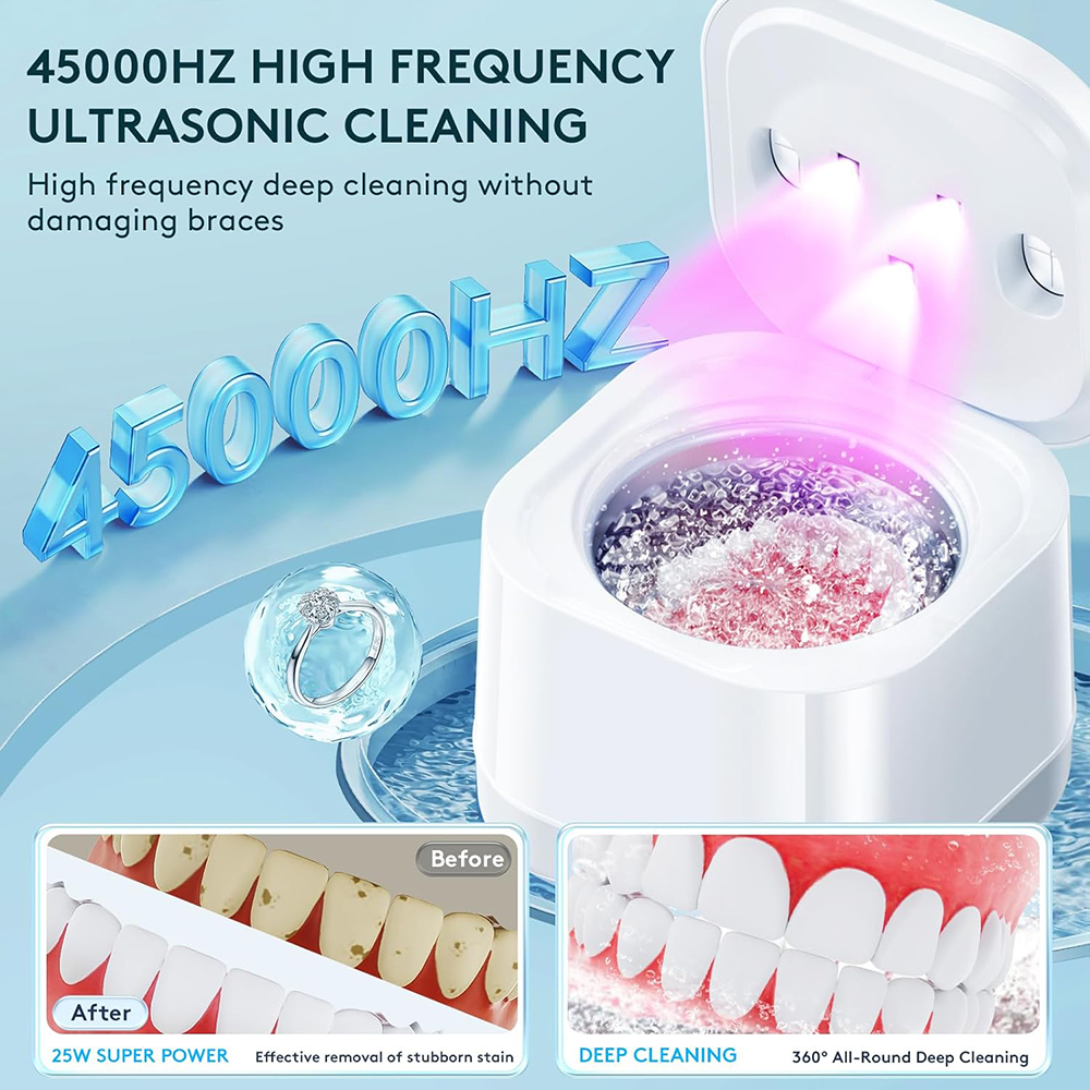 Sredstvo za čišćenje zubnih proteza - čišćenje četkica, zvučno sredstvo za čišćenje aparata