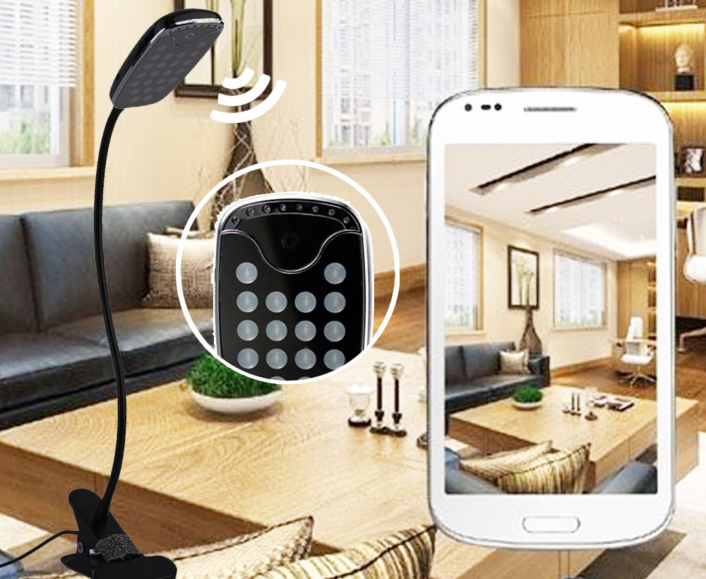 LED stolna svjetiljka sa skrivenom kamerom, WiFi