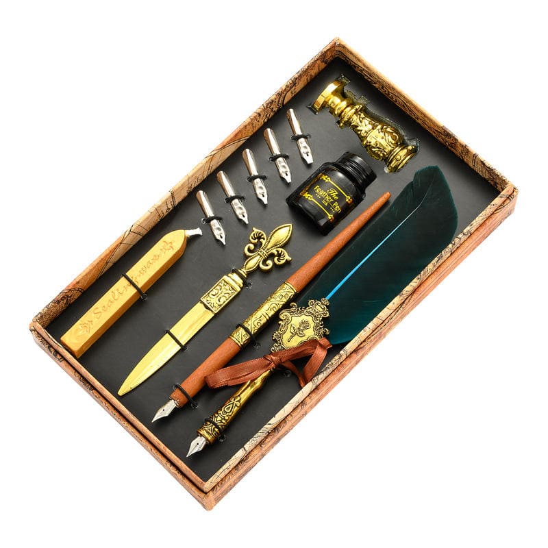 luksuzni poklon set kaligrafske olovke + pribor