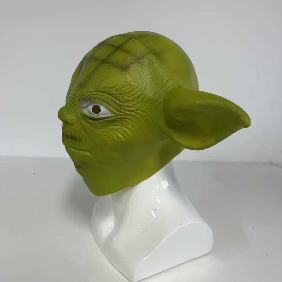 Star Wars maska za lice - Yoda zeleni lateks
