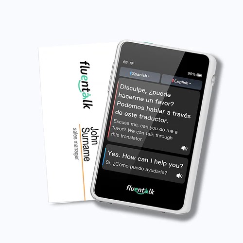 Fluentalk T1 mini - veličina Visa kartice s 2,8" HD ekranom