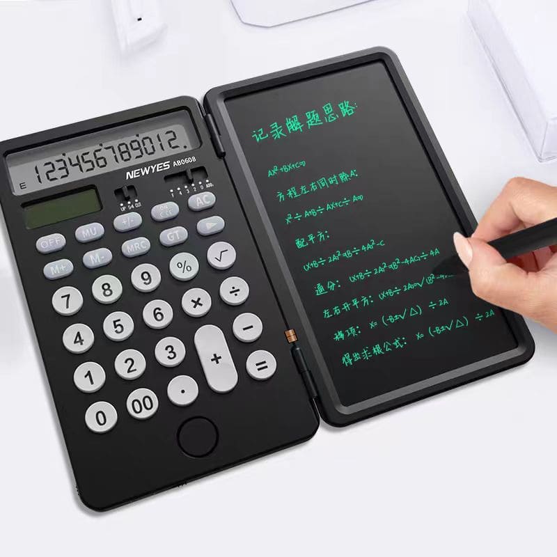 Kalkulator s LCD zaslonom kao notepad notebook