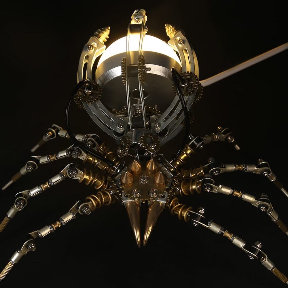 3D model metalne slagalice pauka