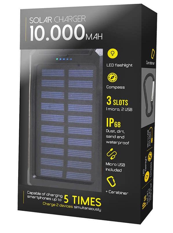 prijenosni solarni punjač 10000 mah mobilni telefon