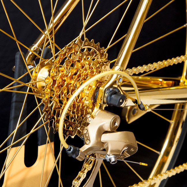 Zlato konstrukcija bicikl