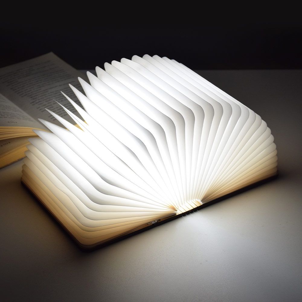LED knjiga - lampa u obliku knjige na preklop