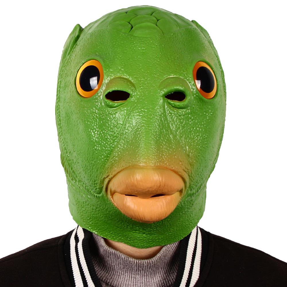 Riba silikonska maska za lice za glavu