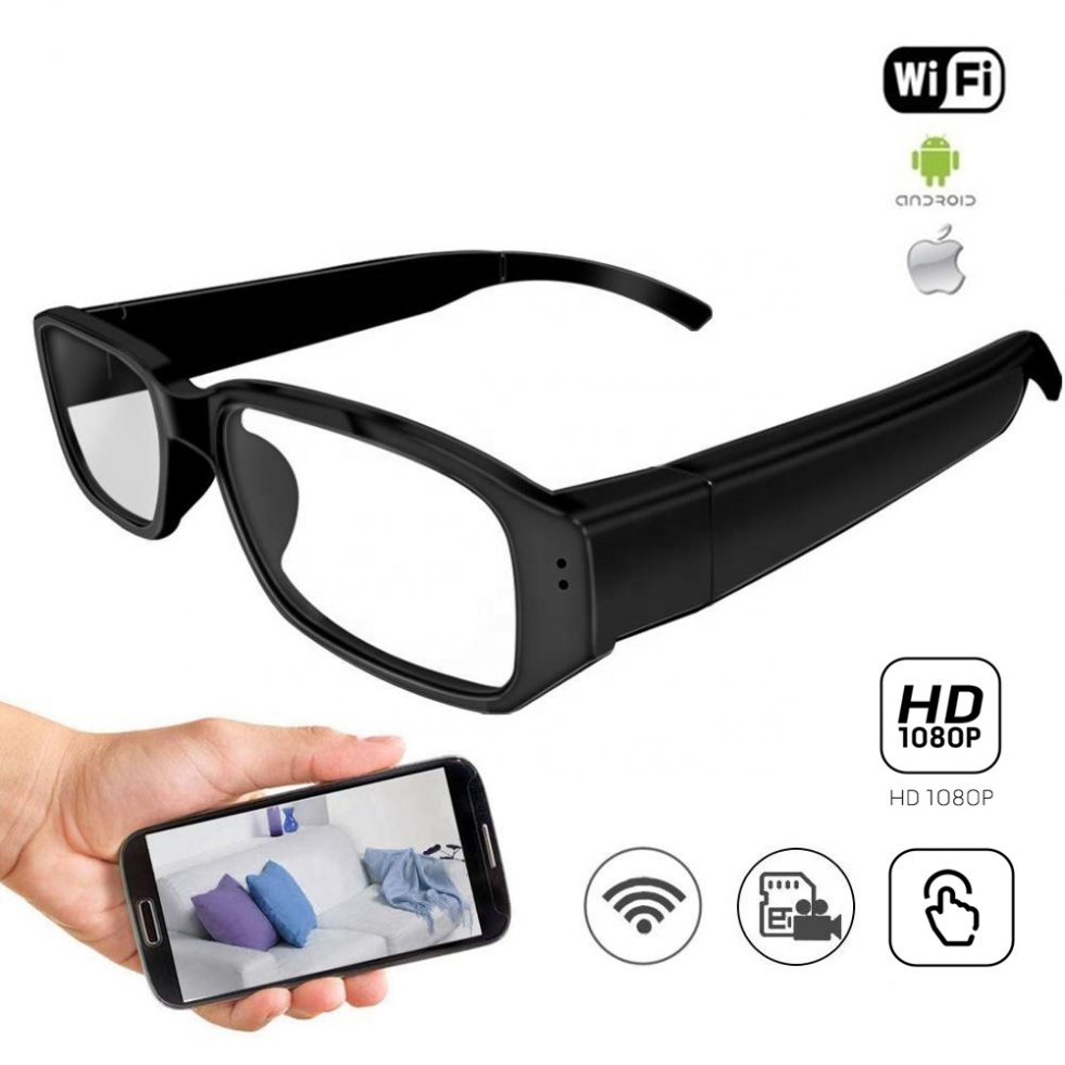 naočale s kamerom - špijunska kamera u naočalama s wifi
