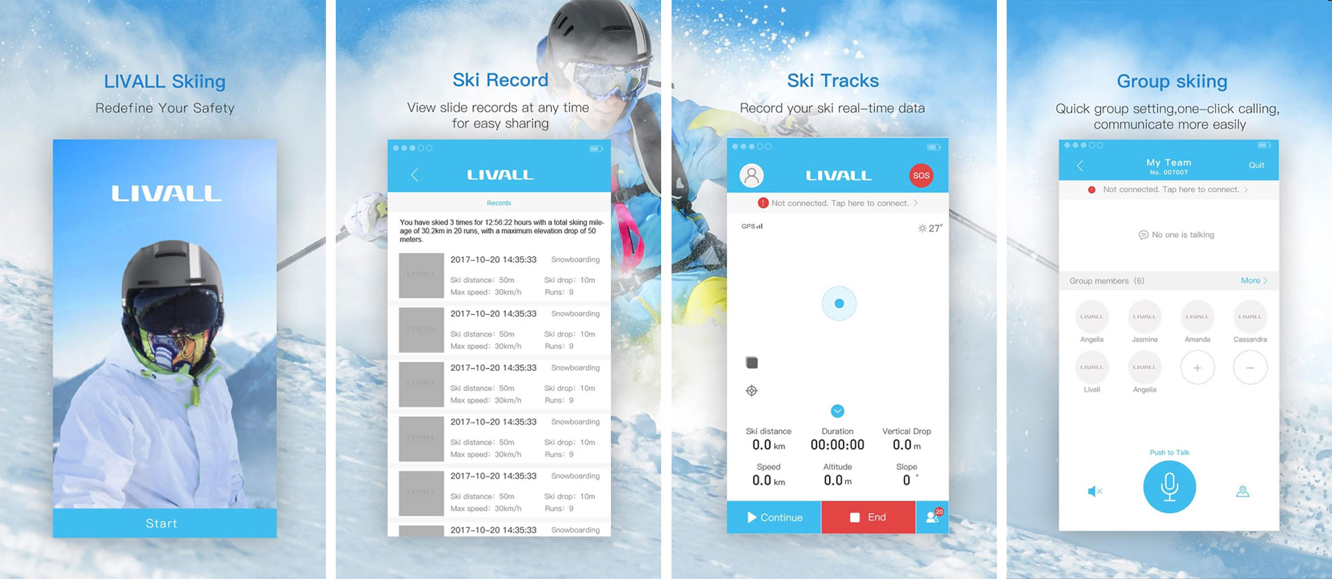 Aplikacija za skijanje