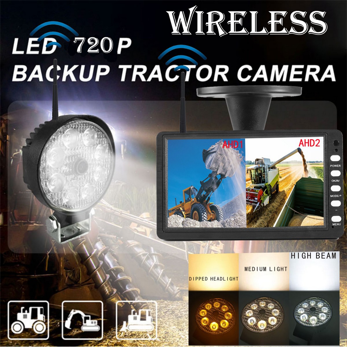 Backup set - Wifi kamera sa snažnim bijelim LED svjetlom i mnogim funkcijama