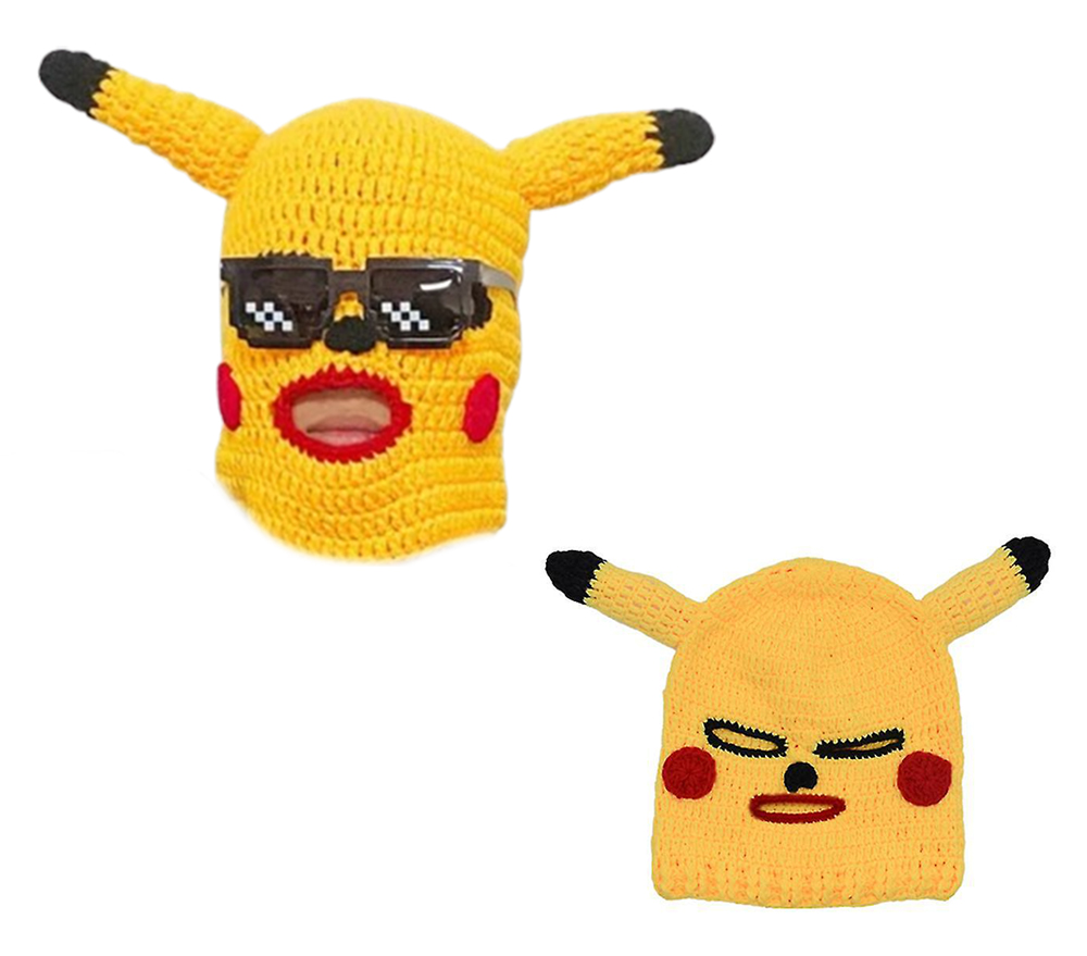 pikachu maska za lice karnevalska zabava